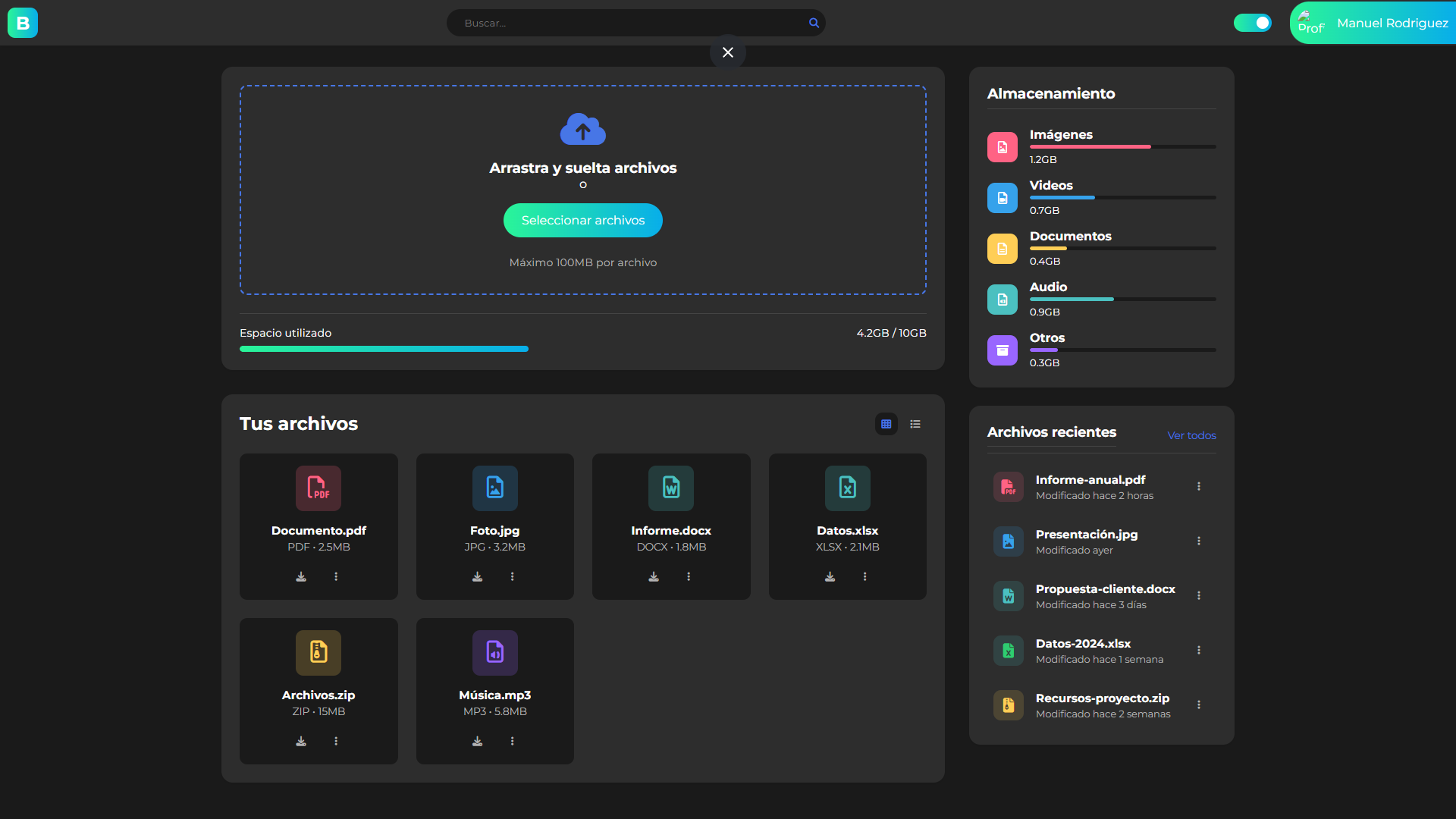 Blitzy app interface 1